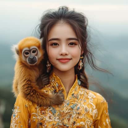 Chinese Horoscope Monkey in the Woodsnake 2025
