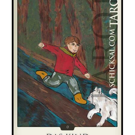 Tarot Card "The Child" | Fate Tarot © Verlag Franz 