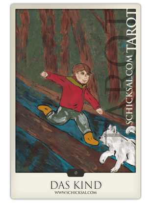 Tarot Card "The Child" | Fate Tarot © Verlag Franz  | Photo: &copy; Fate Tarot  Verlag Franz
