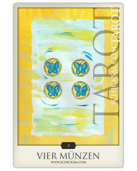 Four Coins | Fate Tarot © Verlag Franz