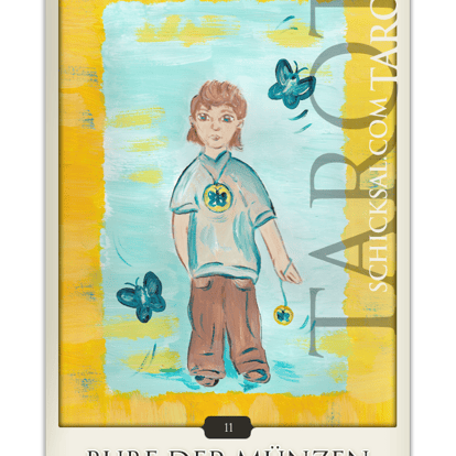 Jack of Pentacles | Destiny Tarot © Verlag Franz