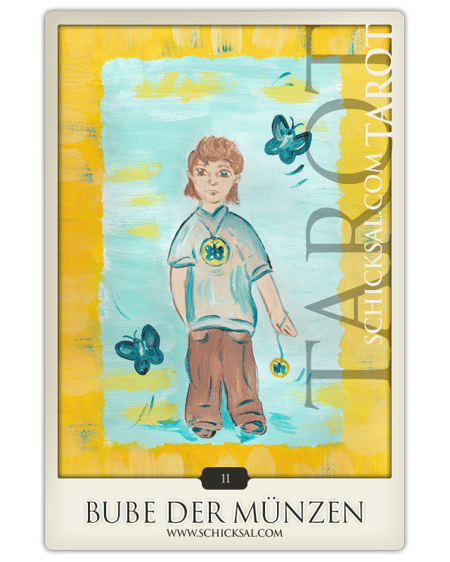 Jack of Pentacles | Destiny Tarot © Verlag Franz