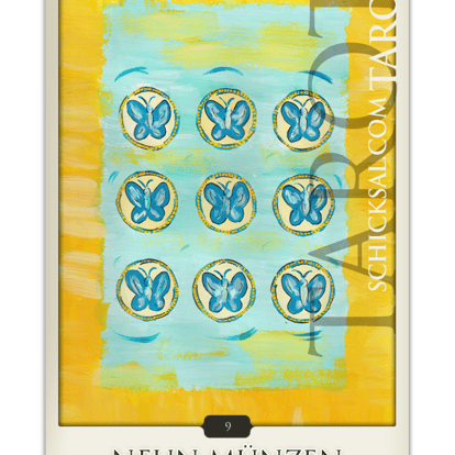 Nine Coins | Destiny Tarot ©Verlag Franz