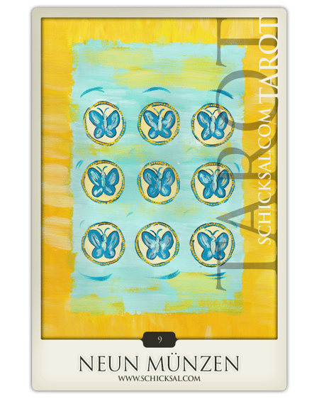 Nine Coins | Destiny Tarot ©Verlag Franz