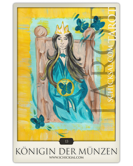Queen of Coins Tarot © Verlag Franz