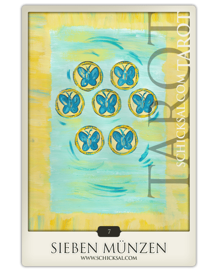 Seven Coins | Fate Tarot © Verlag Franz