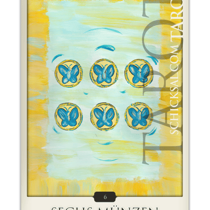 Six Coins | Fate Tarot © Verlag Franz
