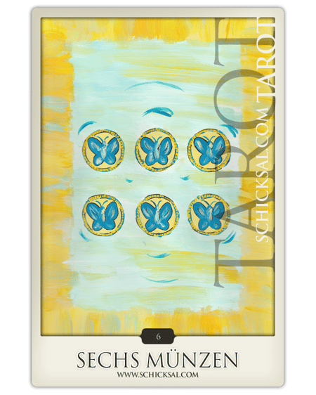 Six Coins | Fate Tarot © Verlag Franz