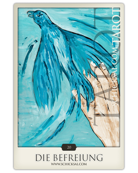 Tarot card Relief at fate tarot © Verlag Franz