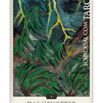 Tarot card  Thunderbolt at fate tarot © Verlag Franz