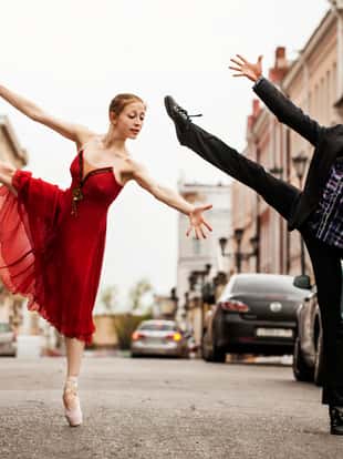couple dancing in the streets of jazz