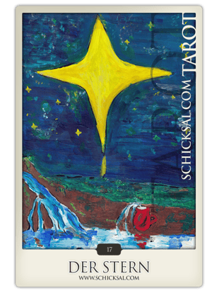 tarot card Star at fate tarot © Verlag Franz | Photo: &copy; Verlag Franz