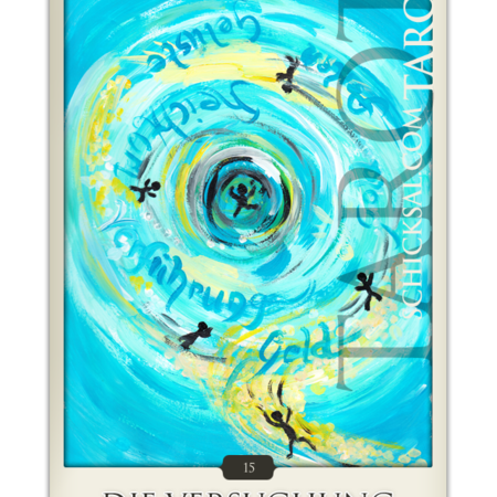 tarot card Temptation at fate tarot © Verlag Franz